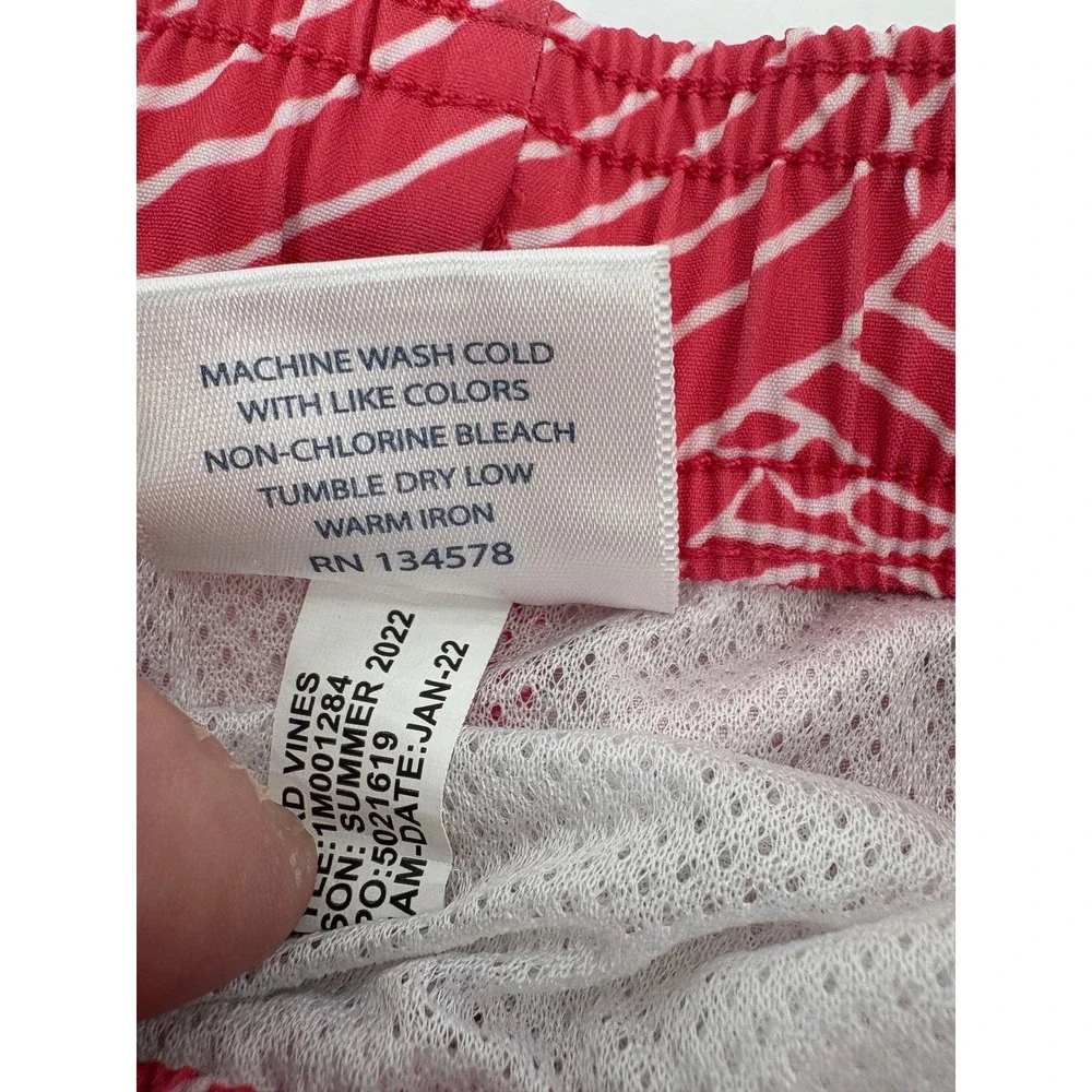 Vineyard Vines Mens Swim Trunks Boats Coral Reef Pattern Size‎ S
